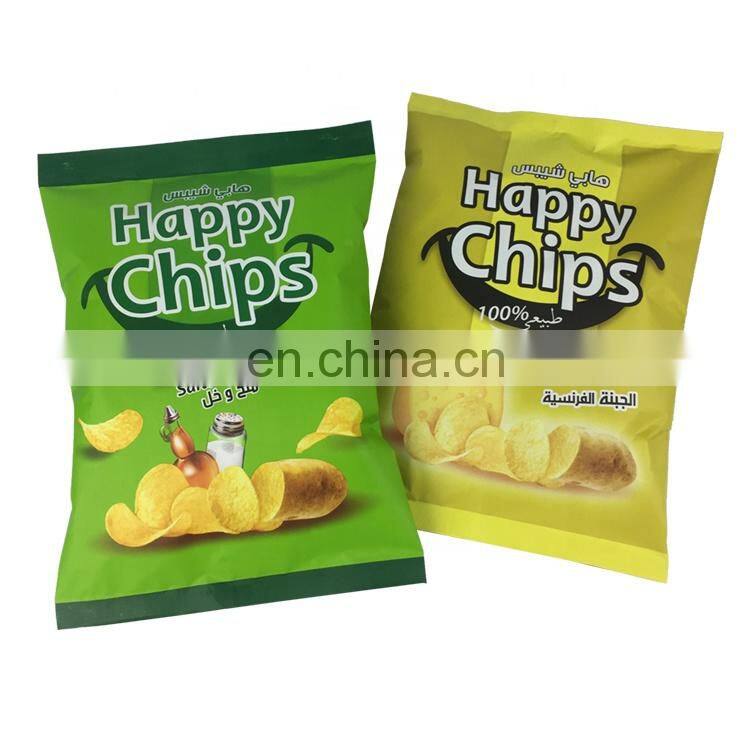 wholesale back sealer packaging aluminum foil bags for potato chips/snacks