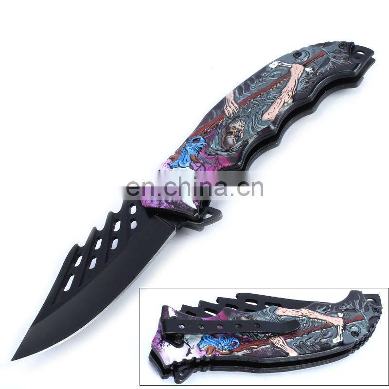 Personalized Engraved Premium Lockback Hunting Knife