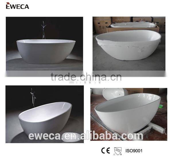 2014 New Style Acrylic Bathtub, Egg Shape Bath Tub,Thin Edge Tub