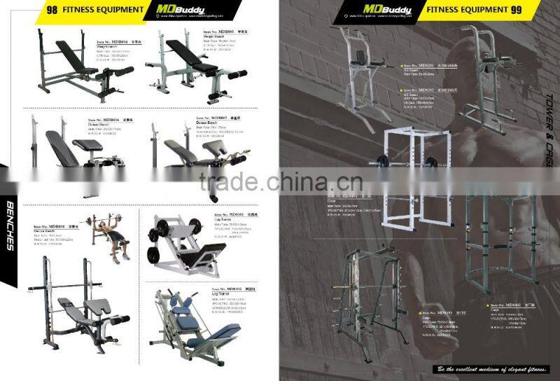 Commerial exercise weight bench