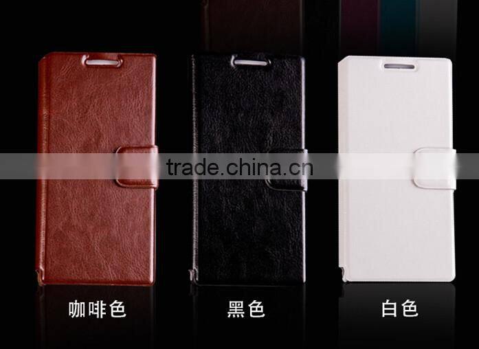 high quality For huawei honor 6 case flip leather