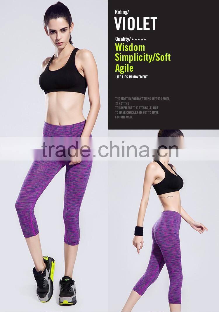 2015 Hot Selling Women Polyester Spandex Printed Legging Custom