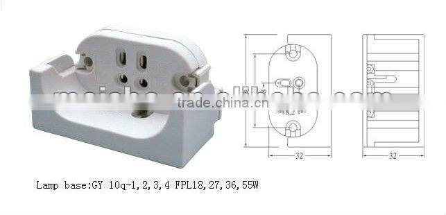 Enery saving 4-pin led lamp holder