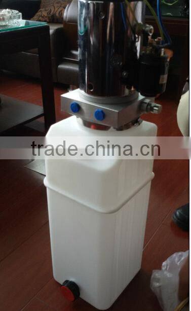 wireless remote control 12v hydraulic power units for 12 ton trailers
