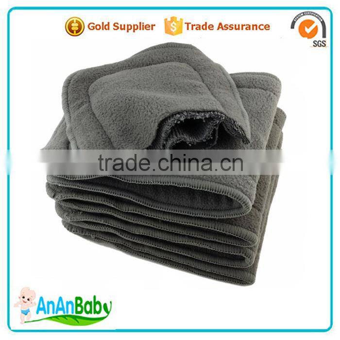 Breathable Baby cloth diaper Bamboo Charcoal Inserts