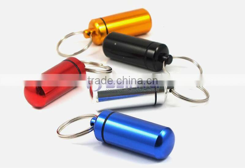 Golden Super Big Metal Capsule Shape Alloy Capsule Vial