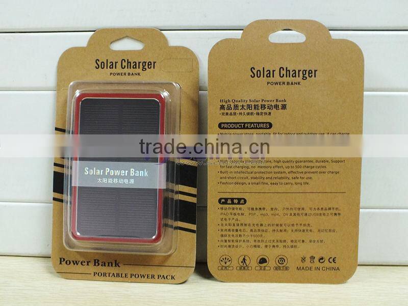 Portable Universal 4000mAh Solar Mobile Phone Charger