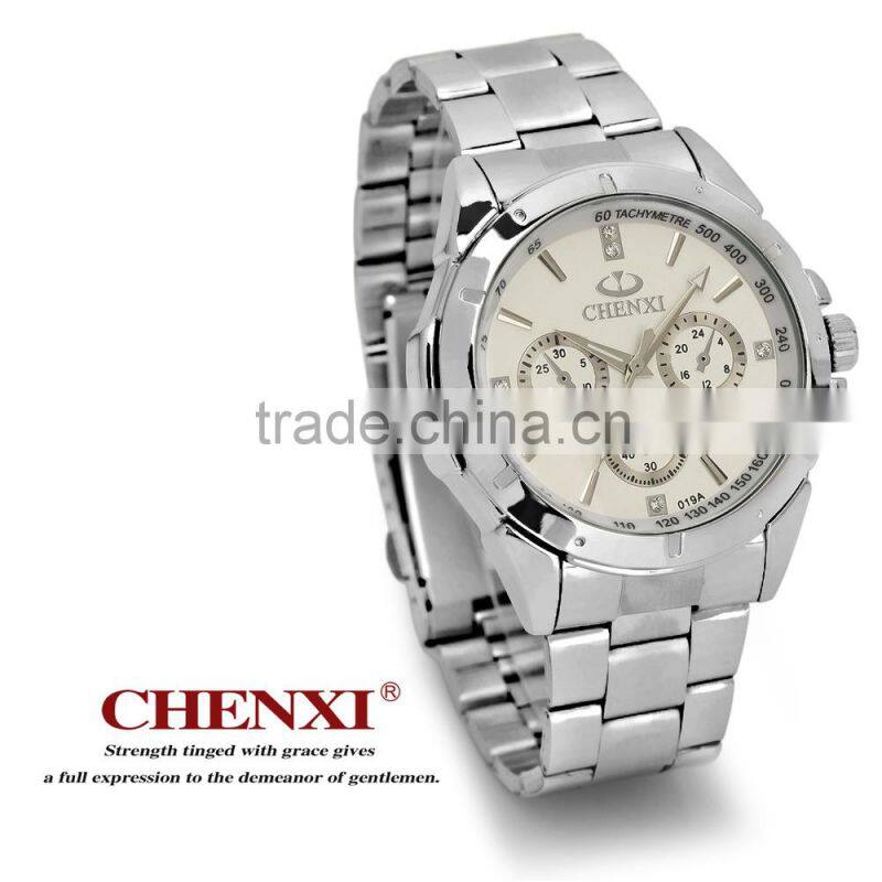 019AMS Quartz watch , 2015 new fashion stainless steel wrist quartz men watch for customized your brand