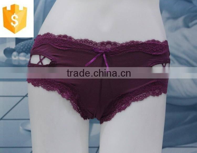 2016 lastest designed sexy lace panty for lady ,wholesale fashion nightwear panty