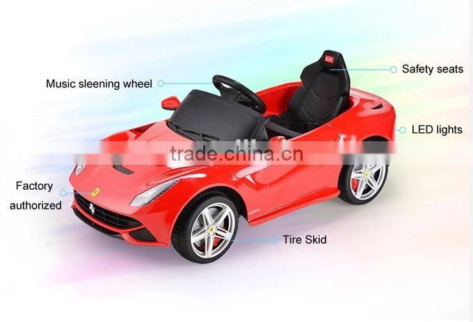 RASTAR Ferrari F12 12V ride on style electric kids car