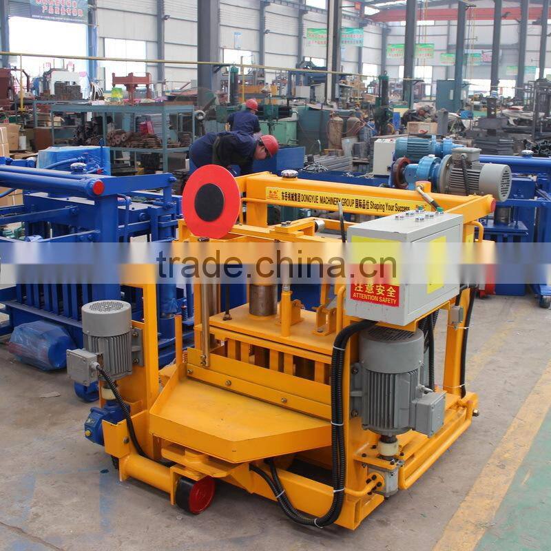 QT40-3A Movable Egg Laying price list of concrete block making machine