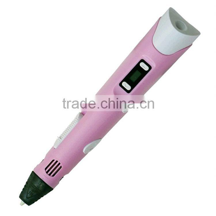 (Top Sale) semi-automatic 3d pen, 3d art DIY pen, Digital 3d pen