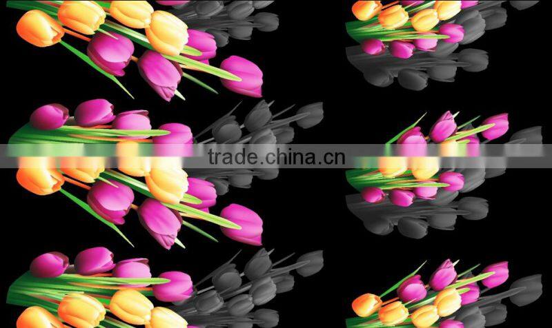 twill polyester material fabric disperse printed textiles fabric for home textile/polyester brushed flower designs fabric