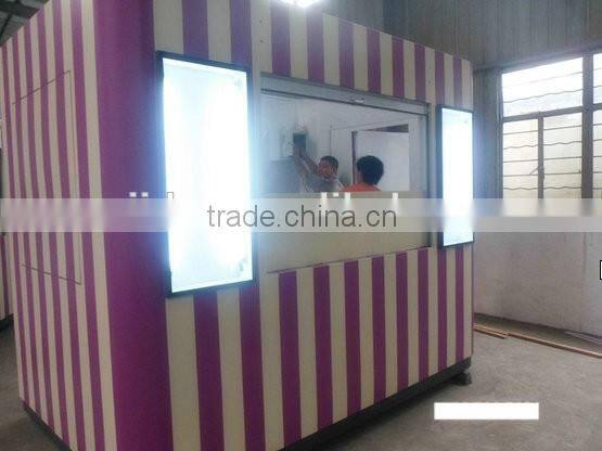 Good materials commercial bubble tea kiosk design ice cream kiosk for sale juice bar kiosk