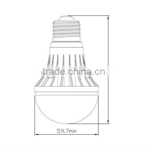 A60 LED Bulb light 7W led bulb e27 15w