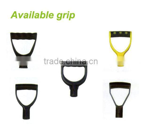 wooden handle snow shovel