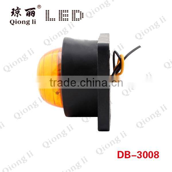 heavy duty trucks trailer rubber mounted 12 volt led front lamp