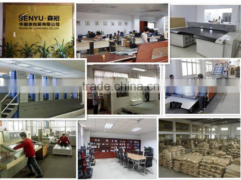 High quality custom printed paper cosmetic box packaging