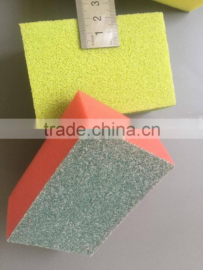 colorful cleaning bathroom kitchen room sanding sponge