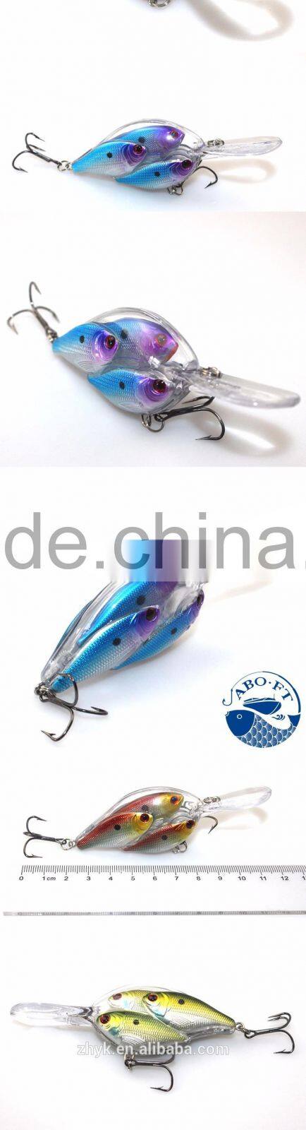 Rock Group fish popper with colorful fish crank fishing bait