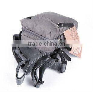 grey polyester waist bag