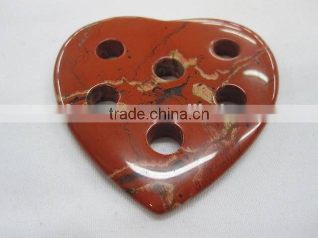 Heart shape mixed stone jewellery pendant manufacturer