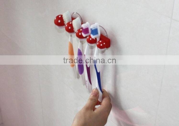 C085 kids Super cute mushroom toothbrush holder