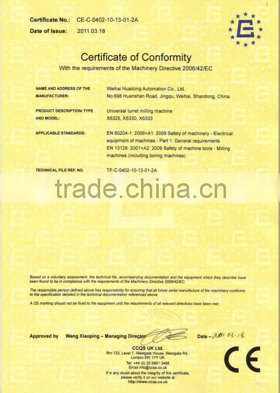 Turret milling machine X6330A