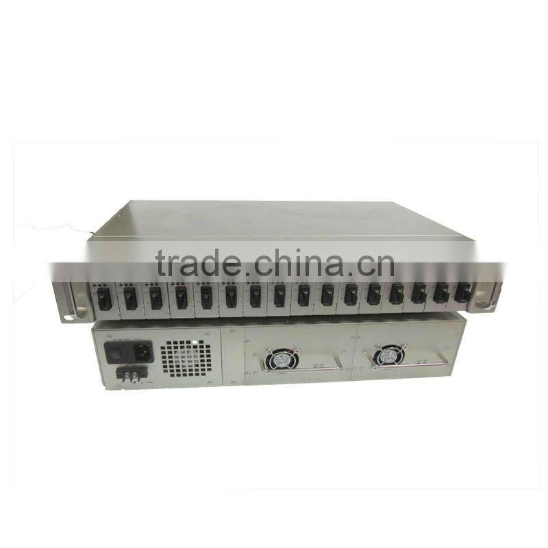 16 Slots Media Converter RACK for Converter Card