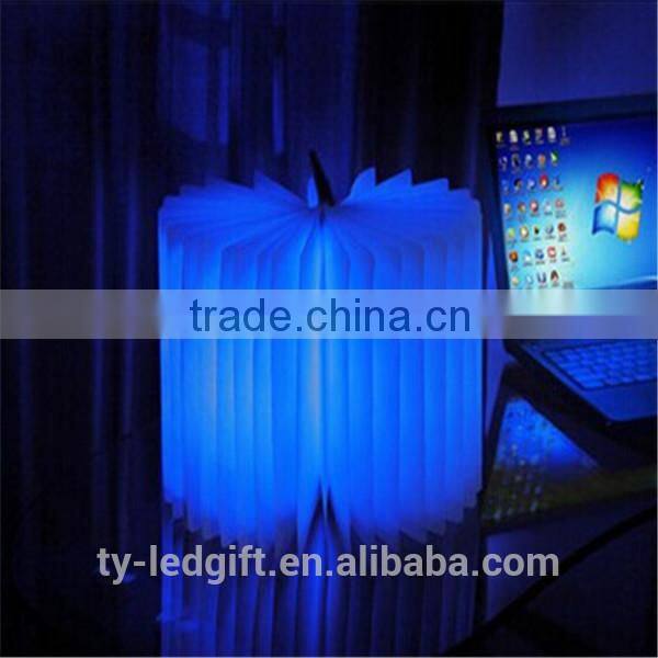 Factory direct sale products portable custom folding lamp book