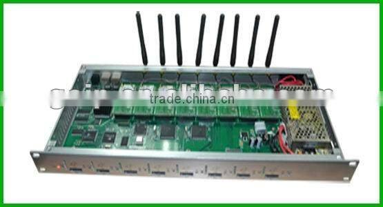 Good Price 8 Channel GSM/CDMA VOIP Gateway GoIP 8 modem router Sim Card