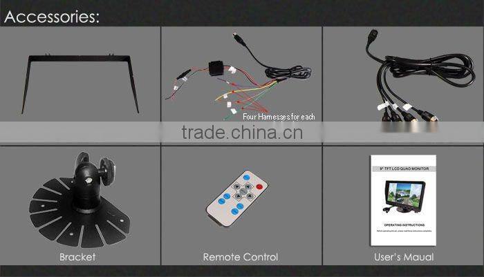 Free sample Night vision waterproof sunshade car rear view backup camera