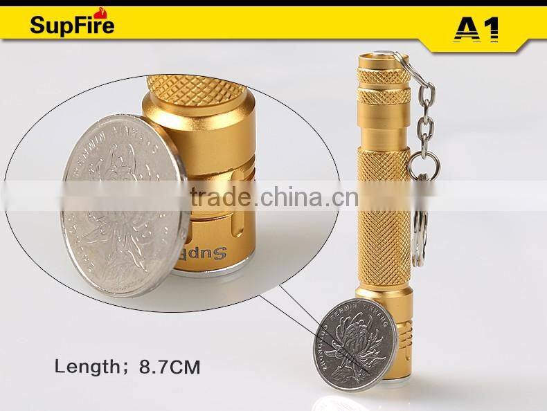 Supfire 20g gift mini keyring led flashlight