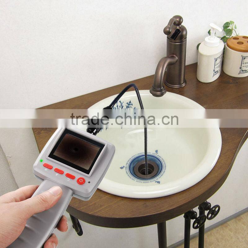 2.4" LCD Video Borescope Endoscope Snake Pipe 4M Cable Inspection Camera