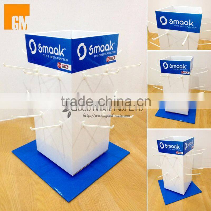 Goodmate POP Store Cardboard display Stands For Hanging Items