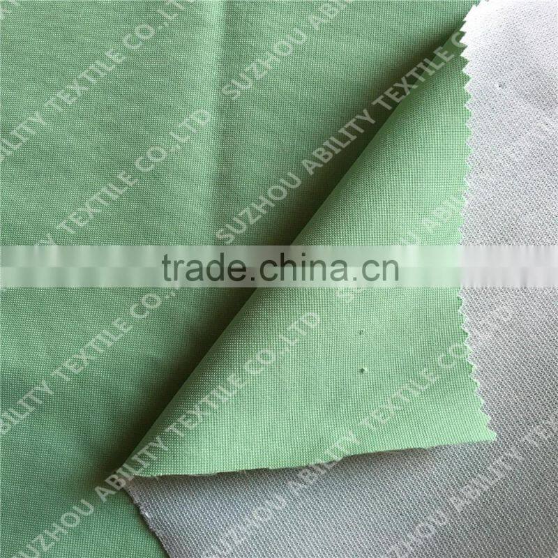 jacquard polyester pongee with knitting fabric composite