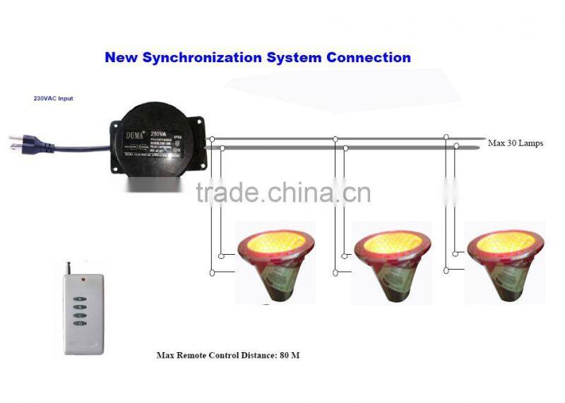 35W Par56 embedded swimming pool lighting ce rohs led ip68 pool lights multi color
