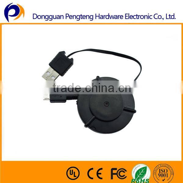 36MM retractable semi-finished micro usb printer cable