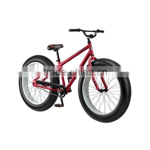 Black color steel frame fat tire bikes