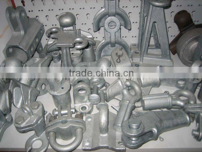 Zinc plated cast details for installation of net work of railways