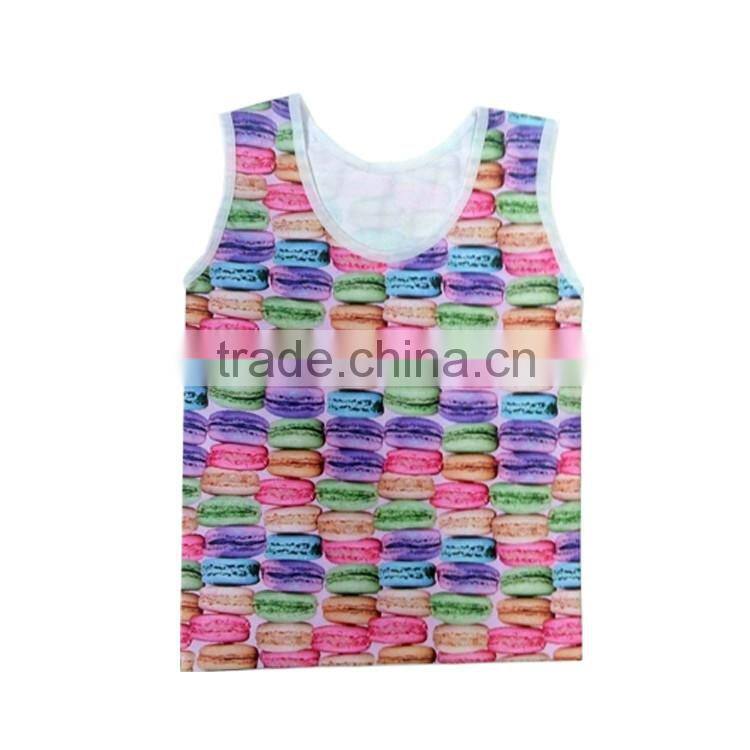 2016 girls summer outfit kids clothes tops