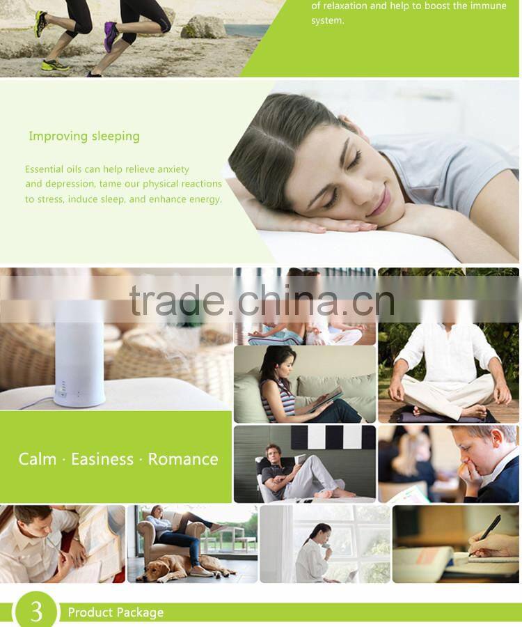 Oil Cool Mist Mini Ultrasonic Humidifier and High quality mini USB humidifier with LED night light