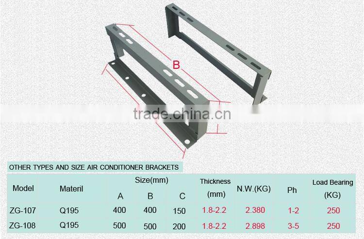 Air Conditioning Mounting Bracket to 25600btu (3Ph AC)