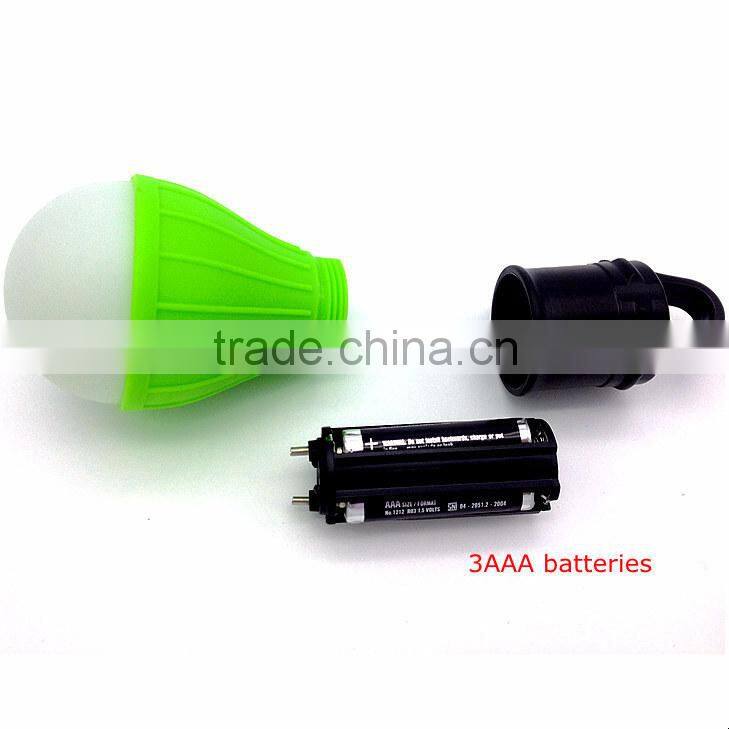 superbright 3AAA batteries LED tent lamp