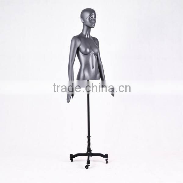 vintage moving female mannequin half body
