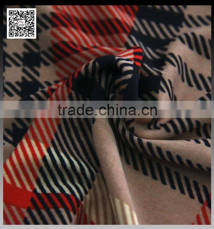 Old lady's printed 4 way spandex polyester knitted fabric