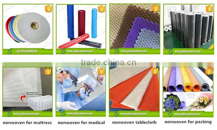 100% new imported polypropylene upholstery non woven fabric beige non-woven