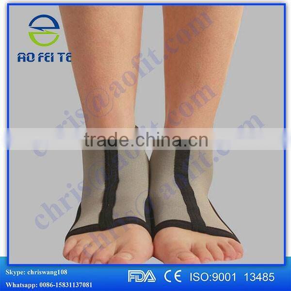 hot new products for 2016 aofeite sport open heel protective neoprene waterproof ankle support shoes