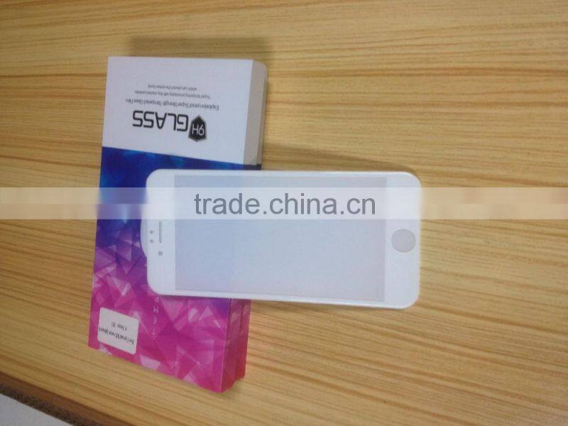 3D high clear tempered glass screen anti-scratch protective film for samsung S6 edge