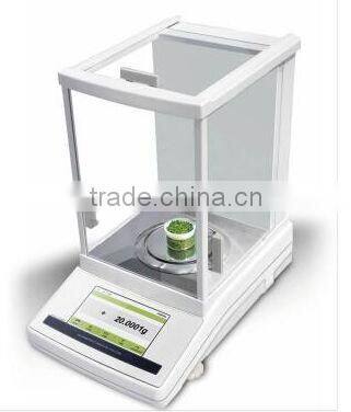 Internal calibration touch screen analytical electronic balance for laboratory 0.1mg 200g